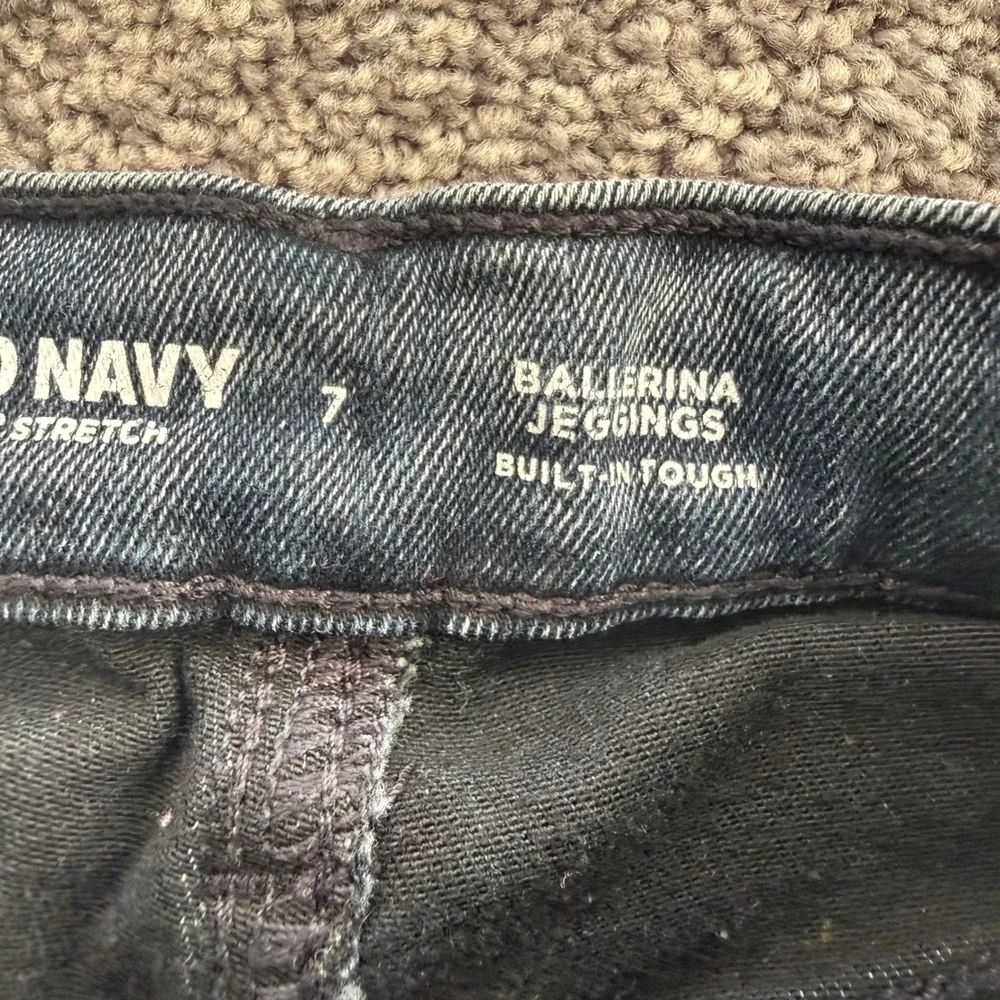 Old Navy Girls Size 7 Rockstar Ballerina Jeggings Bundle Lot of 5 Denim Pants